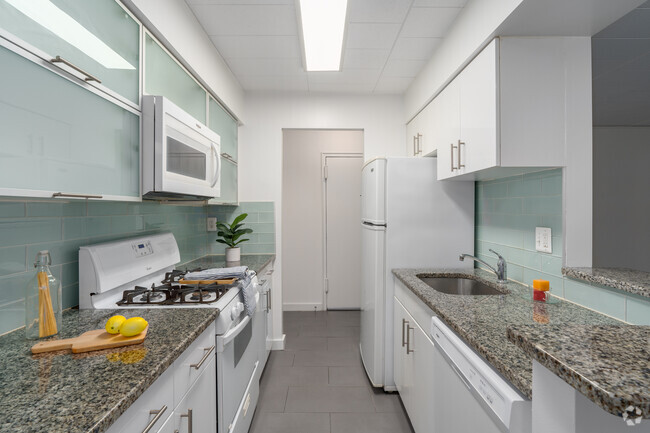 1HAB, 1BA - 675 ft² - Cocina - Ridgeview Apartments