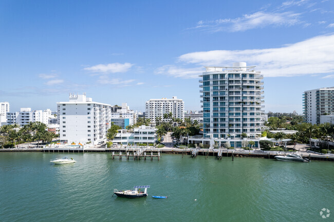 Aerial Photo - Bay-Front Apartment Complex