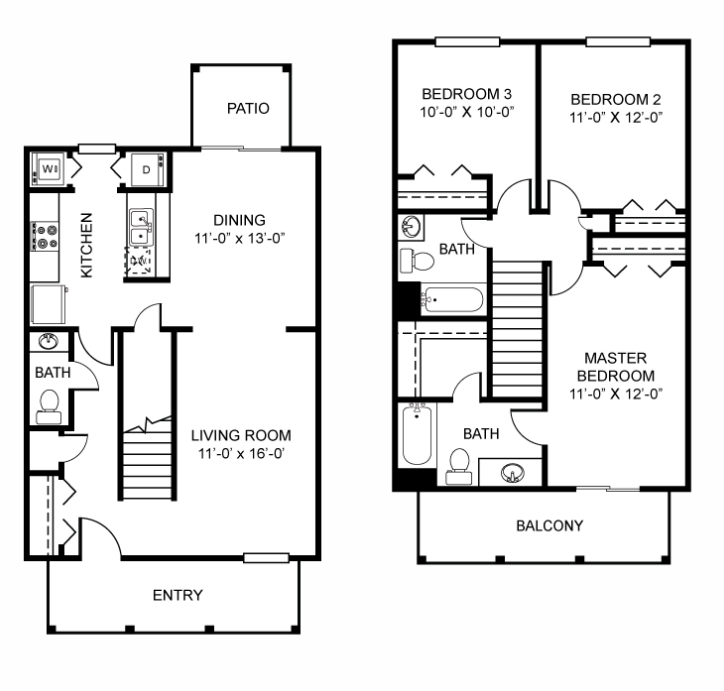 3BR/2.5BA - Turnberry Townhomes