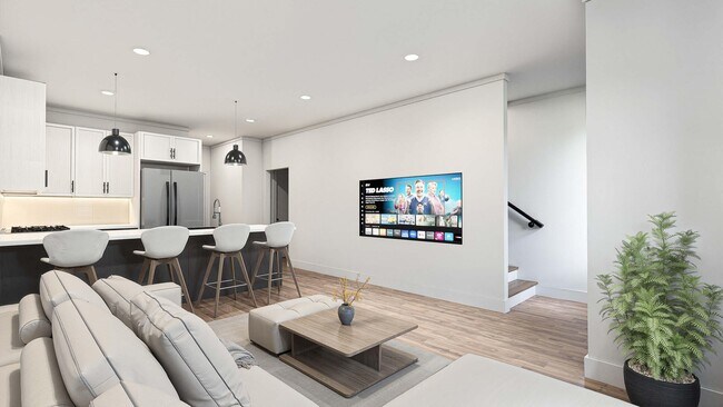Living room - The Meadowland Townhomes