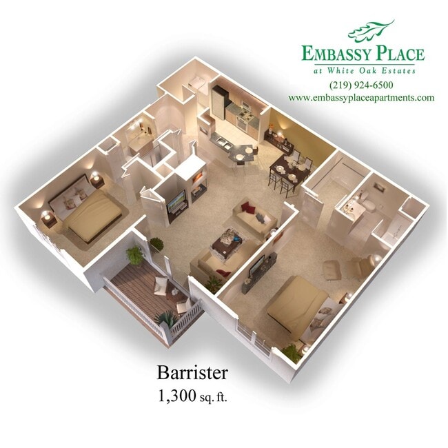 Interior Photo - Embassy Place Apartments