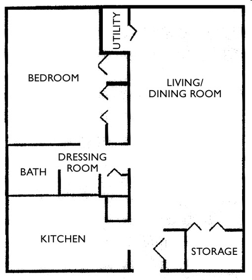 1BR/1BA - Berkshire Tower Apartments