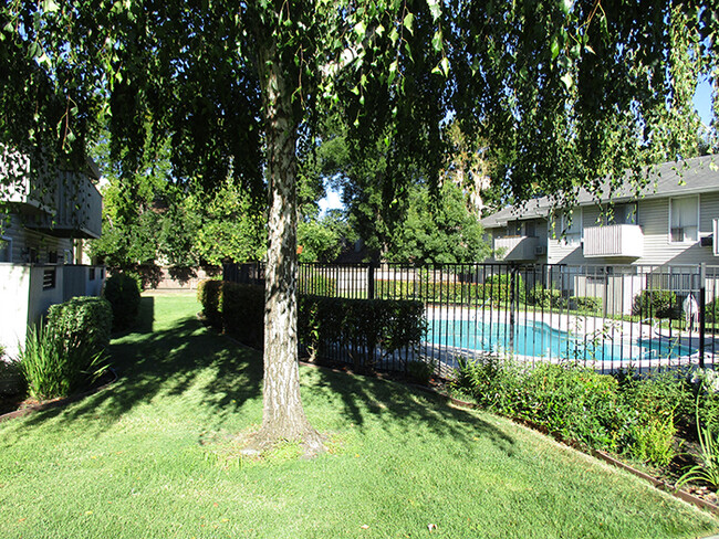 Gated Pool Area - ASHLEY PARK APARTMENTS