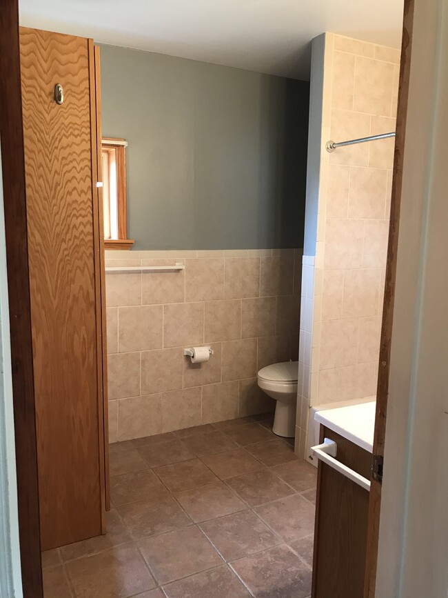 Large storage cabinet within bathroom. - 108 Dinsmore Ave