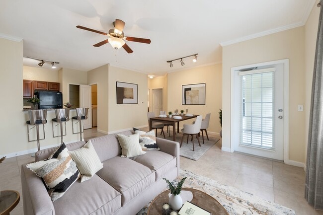 Open-Concept Living and Dining Area - Estates at Heathbrook