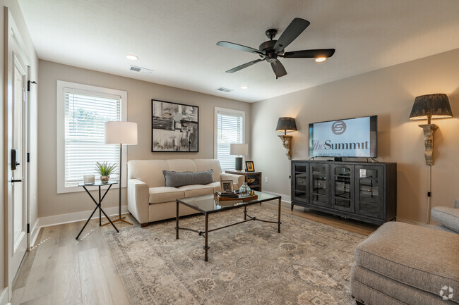 3BR, 2BA - 1564SF - Living Room - The Summit at Jackson