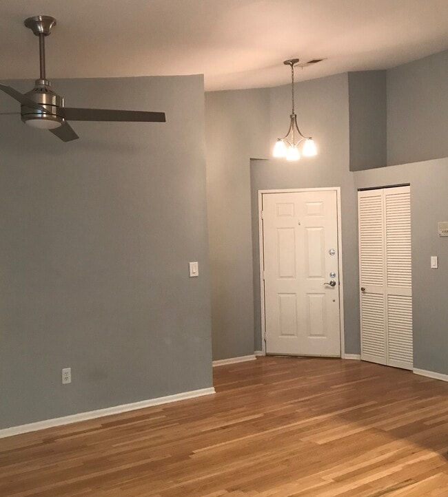 The unit door to living room - 6063 Cedar Ct