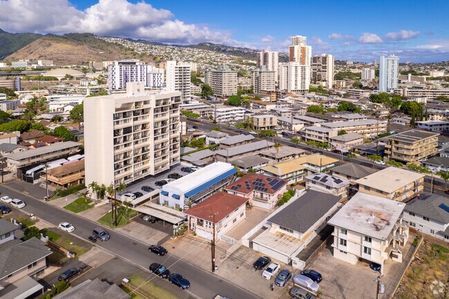 Aerial Photo - 725 and 727 Hausten St Condominiums