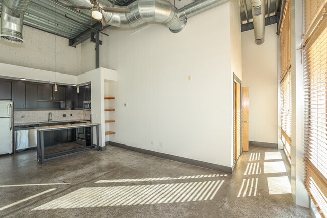 2BR, 2BA - 842SF - Living and Dining Area - East End Village Lofts and Penthouses