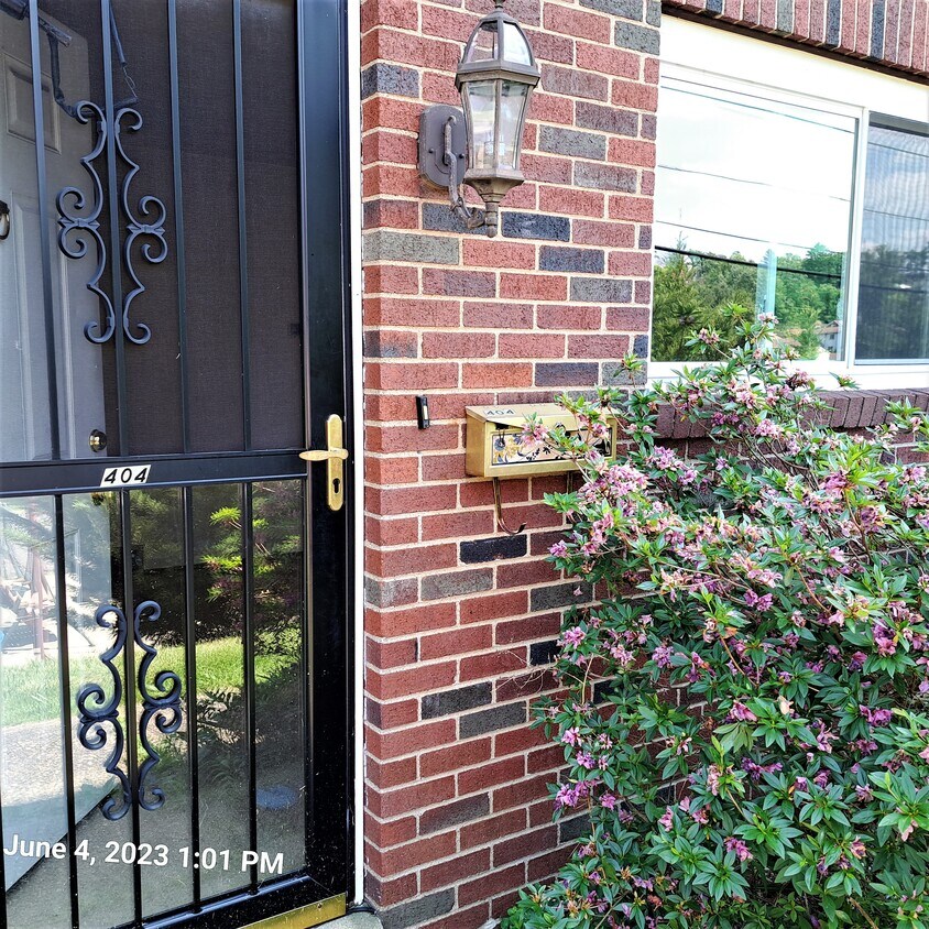 Front door - 414 Brierly Ln
