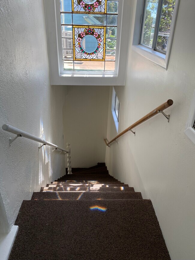 Stair case to apt - 2325 4th St