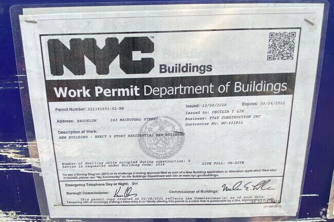 Foto del edificio - 163 Macdougal St