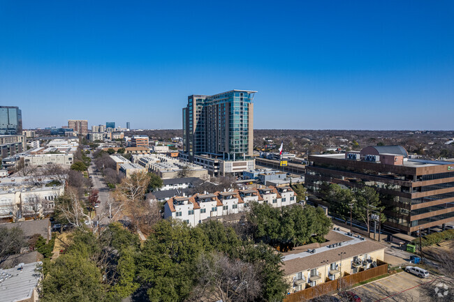 Aerial Photo - The Courtyards on McKinney