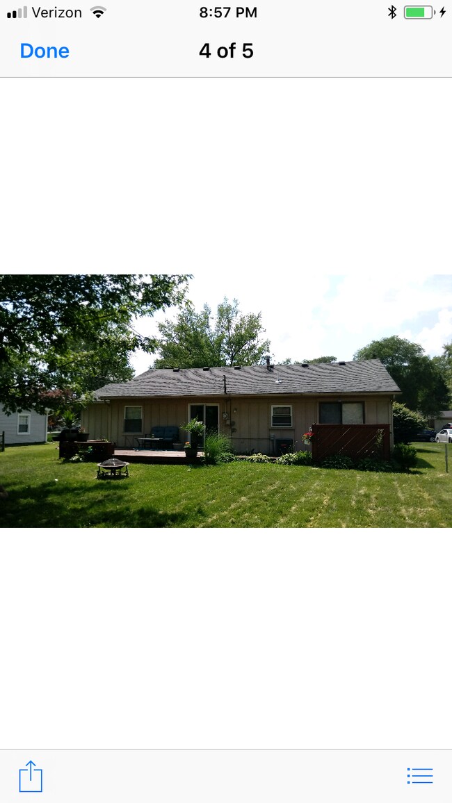 Backyard and back of house - 6010 Gregory Dr,