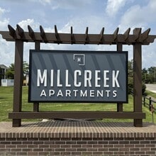 Front Entrance Sign - Millcreek Apartments - BRAND NEW