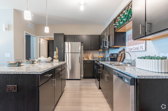 2BR, 2BA - 1,128SF Kitchen - Springs at Coral Shores