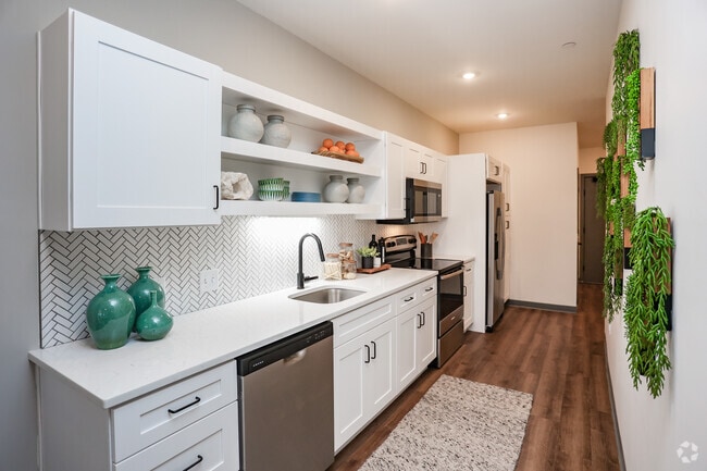 2 habitaciones, 2 baños - 1065 pies cuadrados - Cocina modelo - Apex Newbury