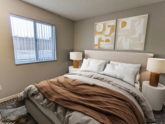 2 BR - 1 BA - Primary Bedroom - Sage Creek Apartments