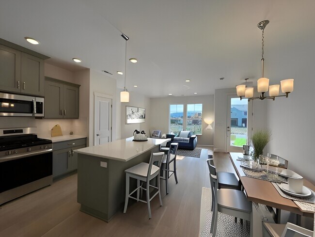 virtually staged dining - 8384 SE Stonecrop Ln