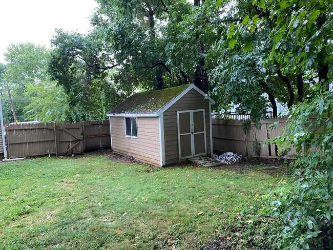 Backyard storage shed - 513 Tidewater Dr