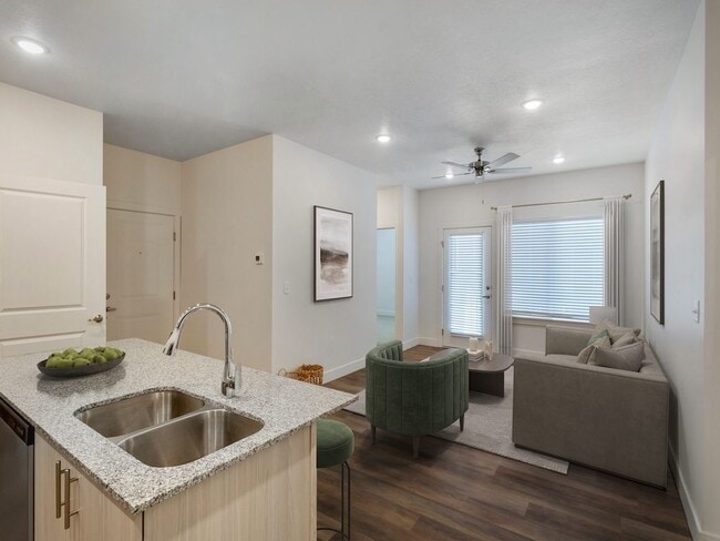 Living Room - The Atlas Apartments