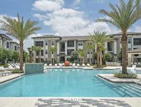 Beach Inspired Zero Entry Pool with Surrounding Sun Decks - Marvera Casselberry