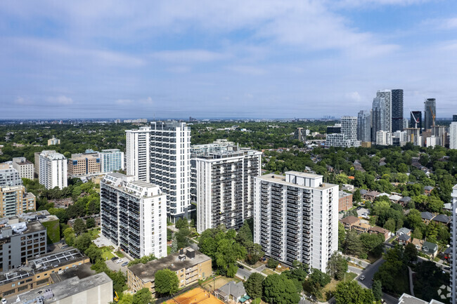 Aerial Photo - Davisville Village Apartments