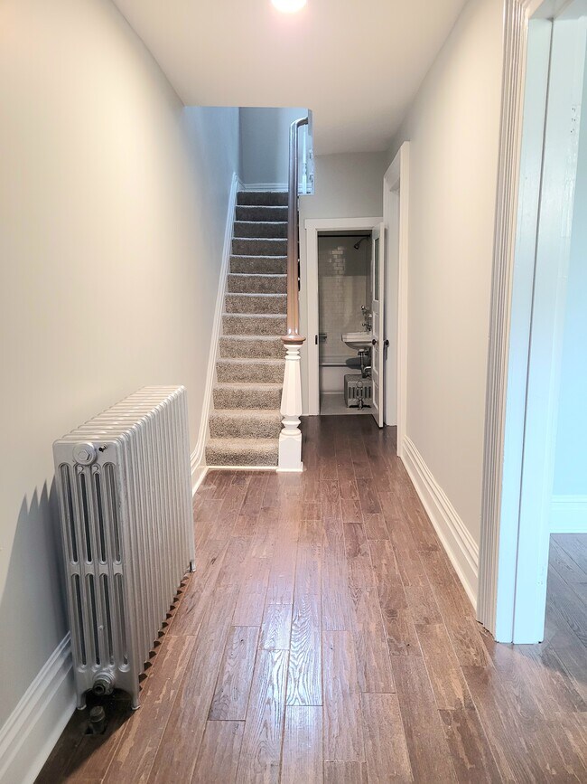 Downstairs Hallway and Downstairs Full Bath - 2020 Sarah St