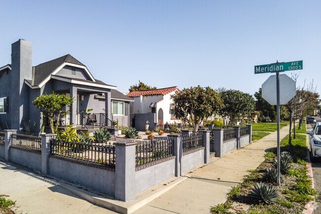 Spanish Mediterranean style homes are the dominant architecture in Alhambra, CA.