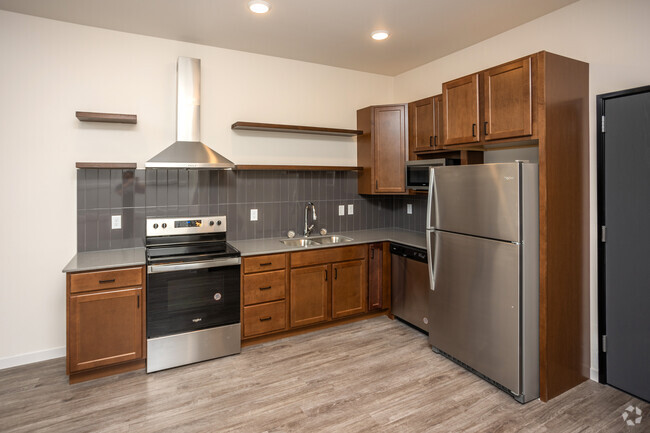 1BR, 1BA - 1002SF - Cocina - The Arch