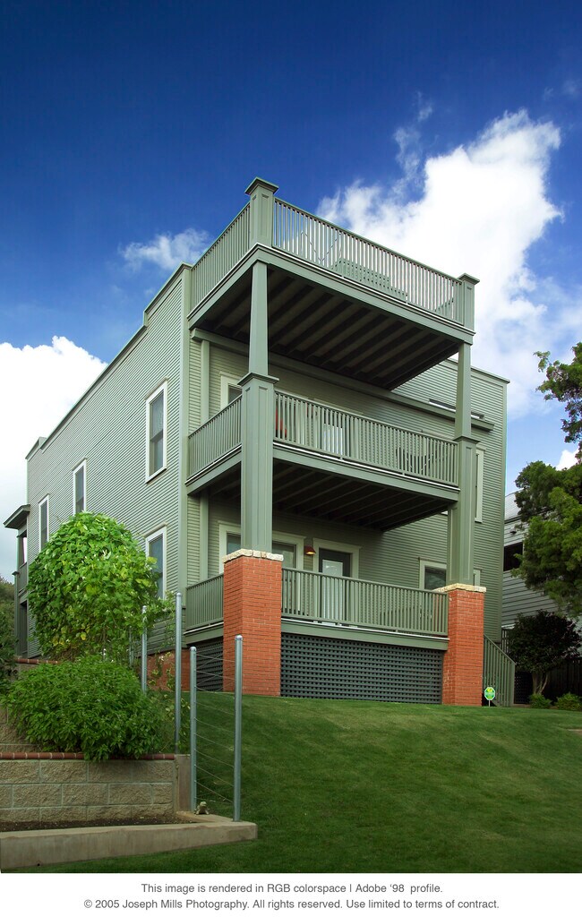 Back of Unit w/Porches - 812 NW 7th St