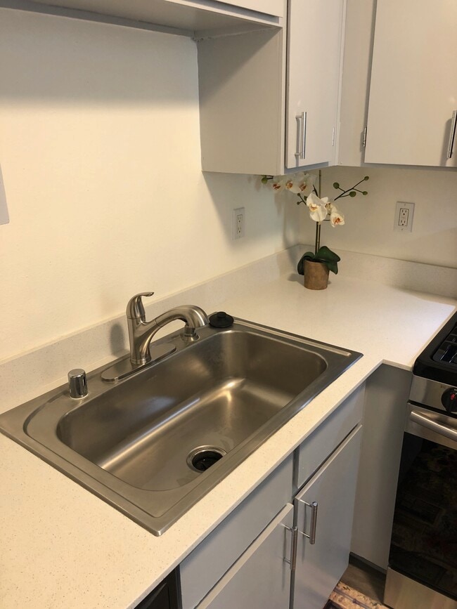Farm Sink with garbage disposer and soap dispenser - 8508 Marquette Ave NE