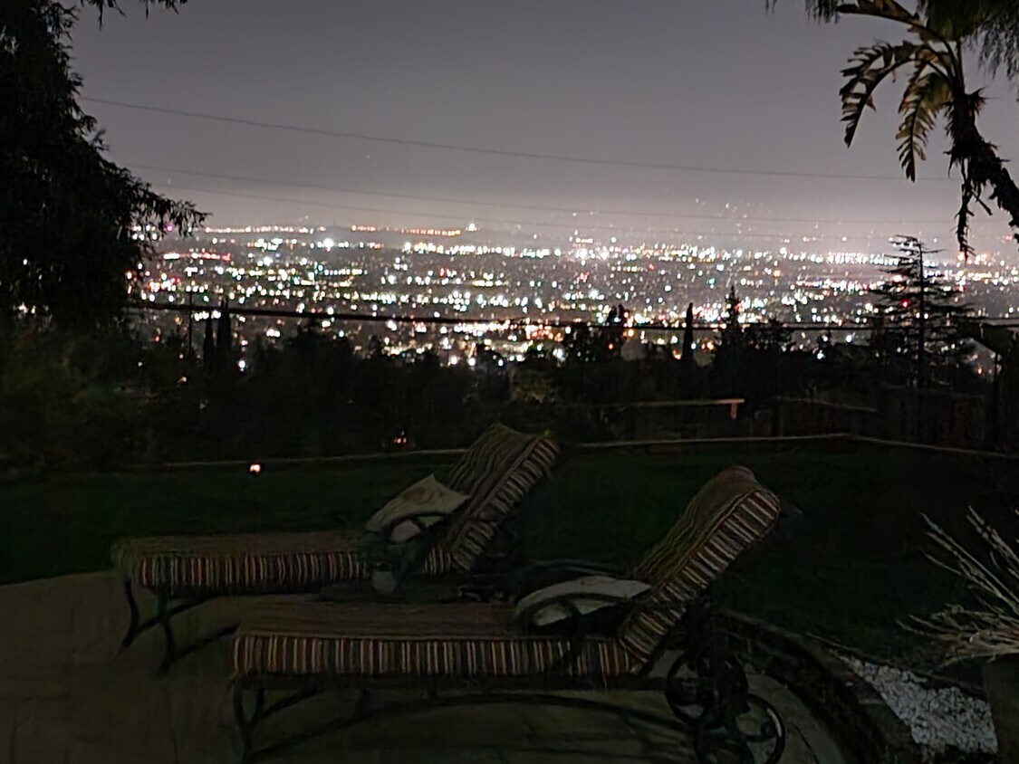 City Lights view from rear yard - 10137 Miguelito Rd