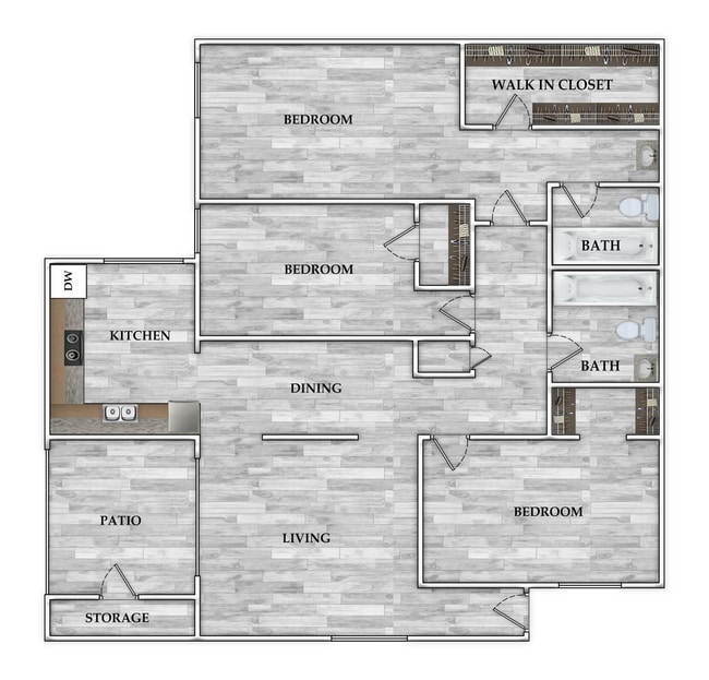 Interior Photo - The Monaco Villas Apartments
