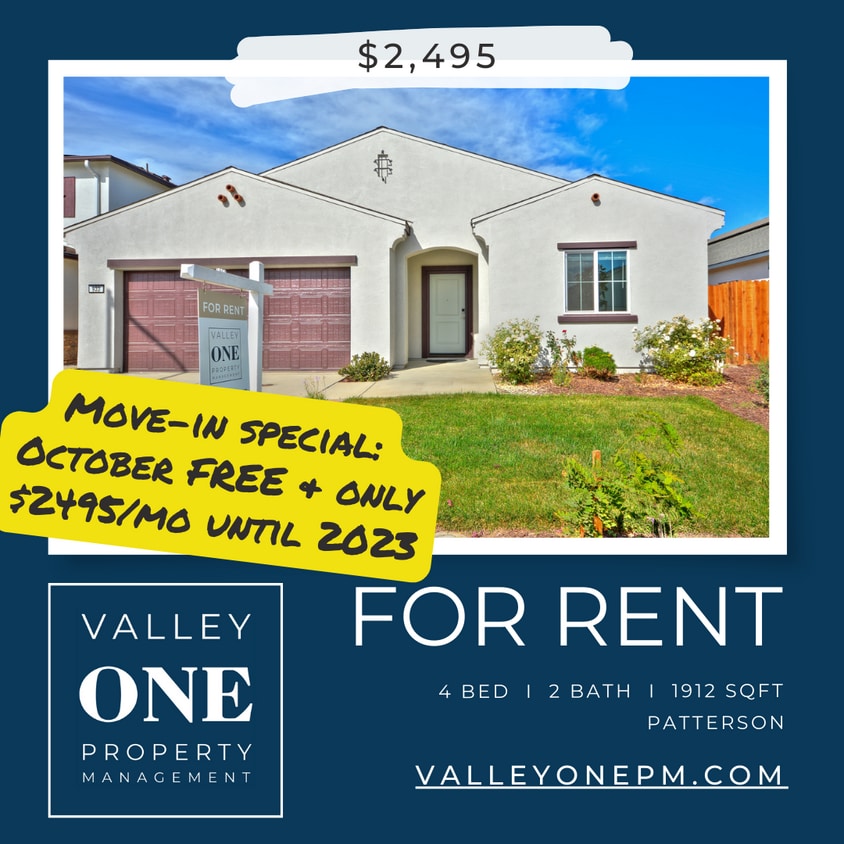 933 Tipton Ln, Patterson, CA 95363 House Rental in Patterson, CA