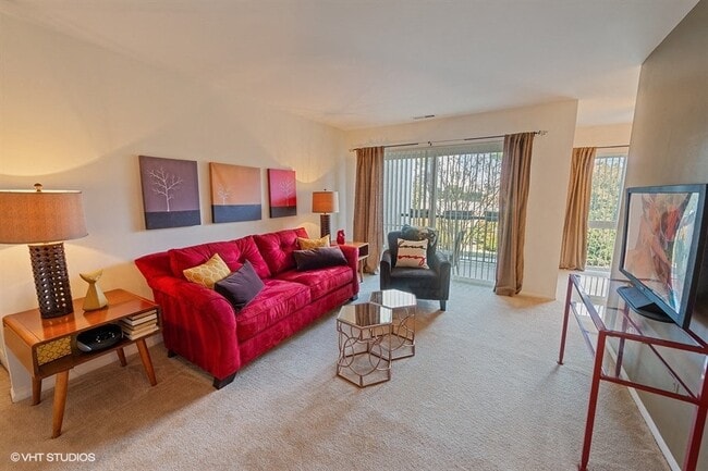 Spacious Living Room - The Residences at the Manor Apartments