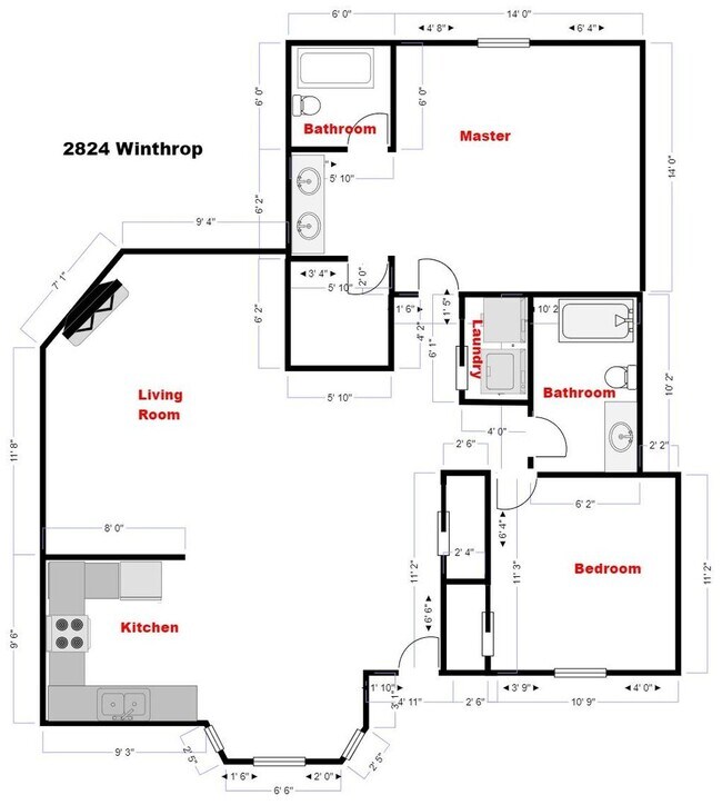 Foto del edificio - 2824 Winthrop Ave