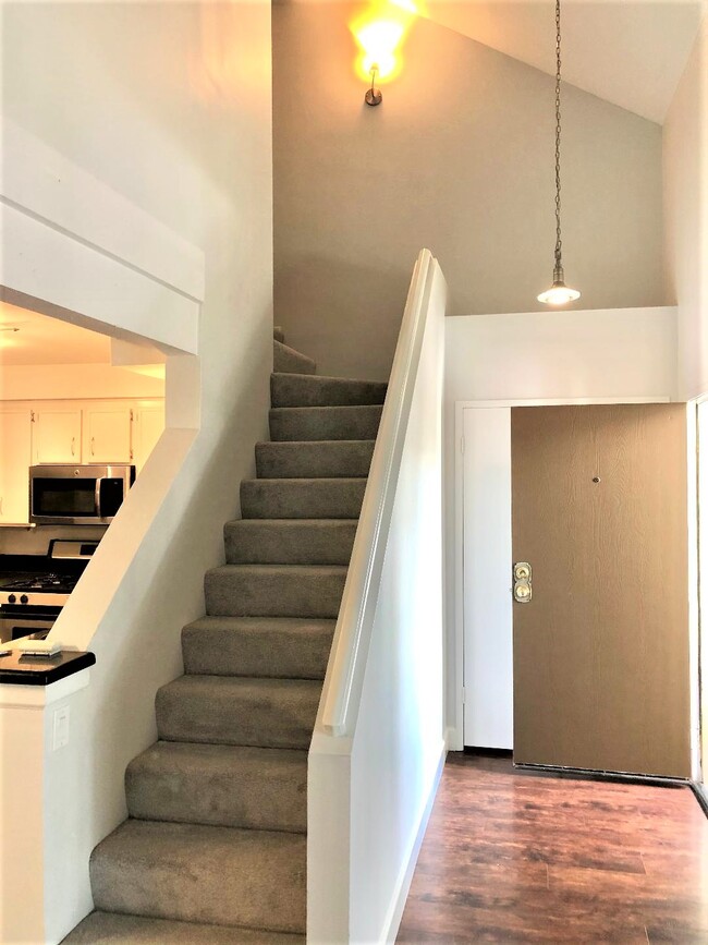 Stairs to loft bedroom/office - 12291 Carmel Vista Rd