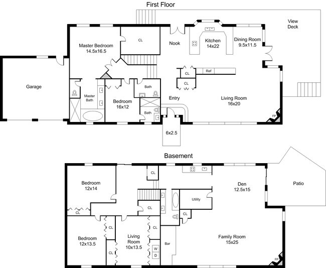 Detailed floor plan - 16314 Inglewood Lane NE