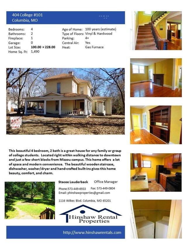404 N College Ave Unit 101 Columbia Mo 65201 Apartment For Rent Primary Photo 404 N College Ave