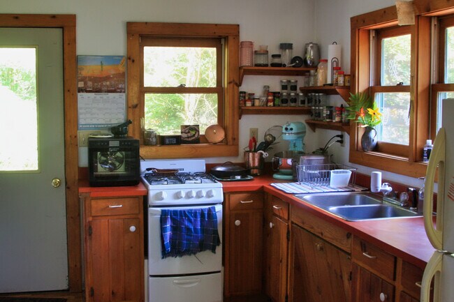 Kitchen with spice shelving - 248 Reagan Rd