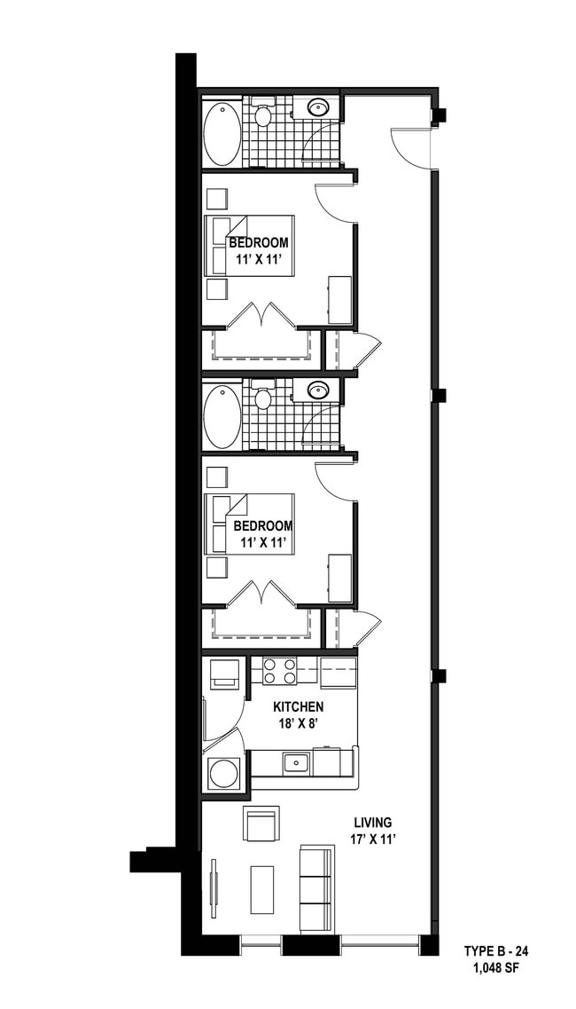 Diseño B24 - The Lofts at White Furniture