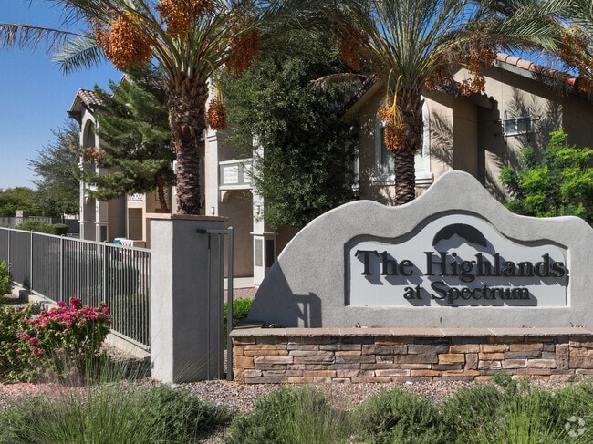 Monument Signage - Highlands at Spectrum
