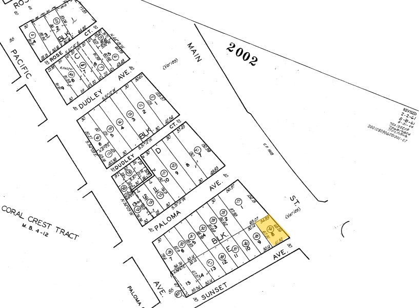 Plat Map - 523 Main St