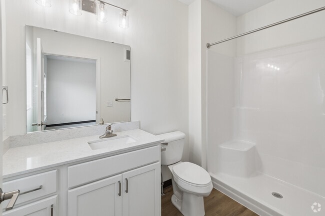 2BR, 2.5BA - 1,500SF - Primary Bathroom - Manor Heights Townhomes