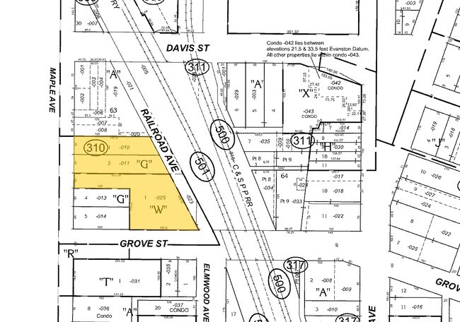Plat Map - Evanston One
