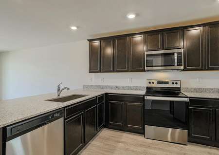 Kitchen with granite countertops - 2517 N McDonald Ln