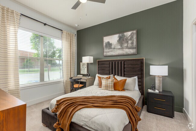 2BR, 2BA - 1,055SF | B1 - Bedroom - The Mill Old Town