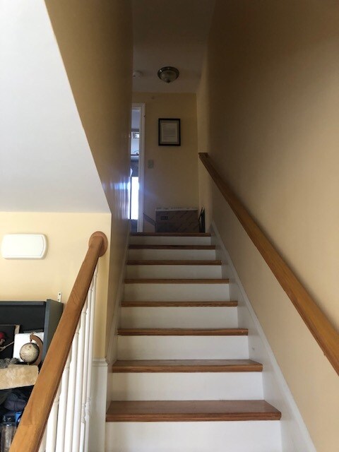 Staircase to upper level - 31 Charlesbank Rd