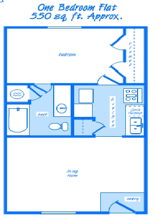One Bedroom Flat - Greentree Apartments